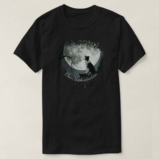 Camiseta Border Collie Sophistication (Diseño del anverso)