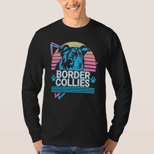 Camiseta Border Collies Retro (Anverso)