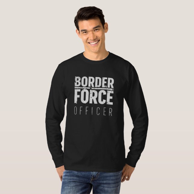 Camiseta Border Force Officer tshirt (Anverso completo)