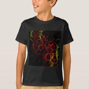 Camiseta Bordes Desgastados, Corazón Fuerte: Amor Inquebran