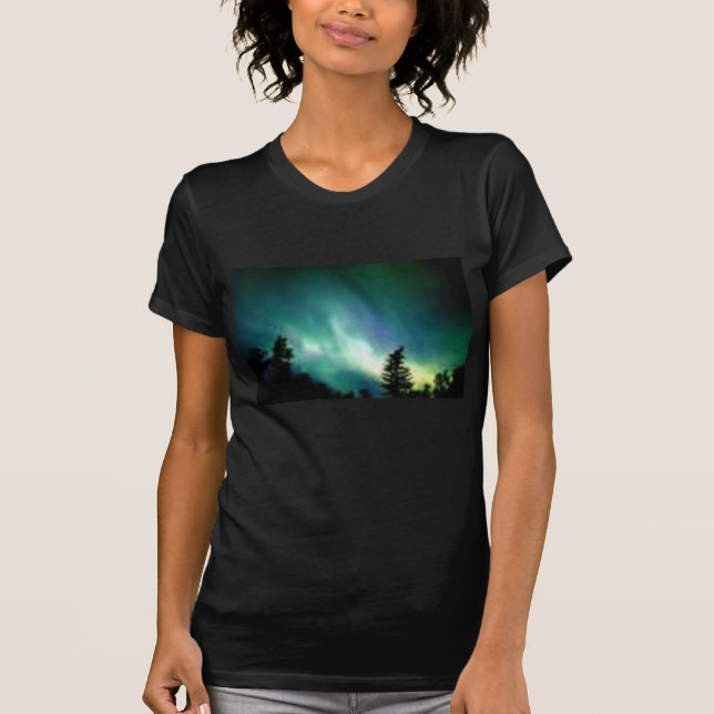 Camiseta borealis de la aurora (Anverso)