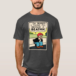 Camiseta Bored Beatnik Sluggo Style Vintage Retro Pop Art P