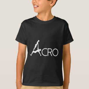 Camiseta Boredkoalas Yoga Acro Danza Arte Contorno Blanco A