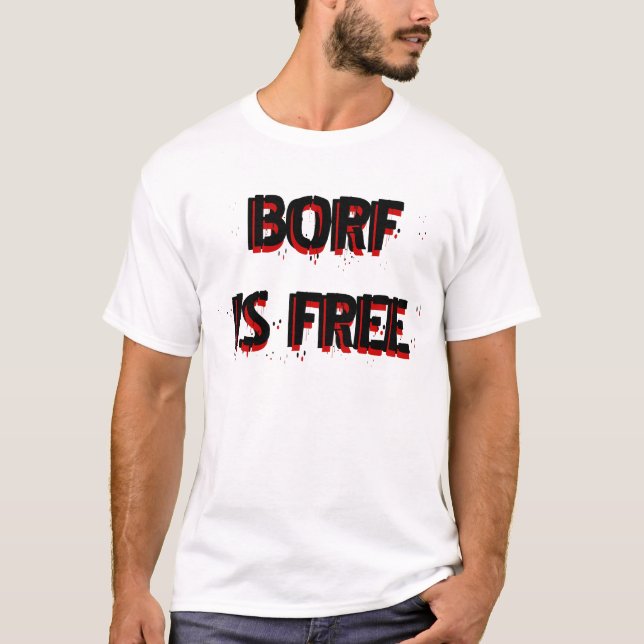 CAMISETA BORF ESTÁ LIBRE (Anverso)