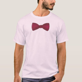 Camiseta Borgoña Bow Tie Prom Boda formal Bowtie Tee