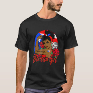 Camiseta Boricua Chica puertorriqueña Puerto Rico mujer pue