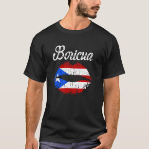 Camiseta Boricua Latina Chica Puertorriqueña Orgullosa Puer