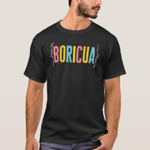 Camiseta Boricua Nació Bandera de Puerto Rico Patriótico Or