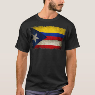 Camiseta Boricua Paisa Rollo colombiana puertorriqueña