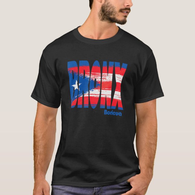 Camiseta Boricua Roots Puerto Rico Pride PR Bronx Puerto Ri (Anverso)