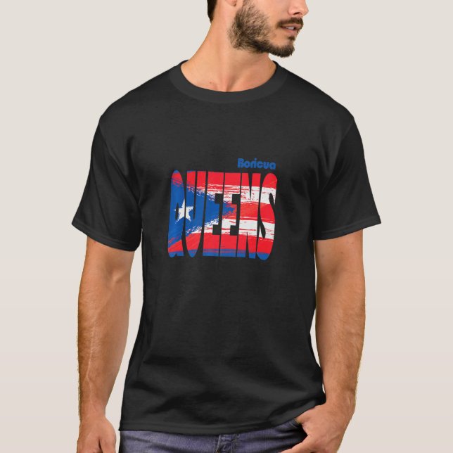 Camiseta Boricua Roots Puerto Rico Pride PR Queens Puerto R (Anverso)