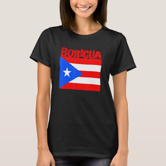 Camiseta Boricua Roots Puerto Rico Pride PR Souvenir Puerto (Anverso)