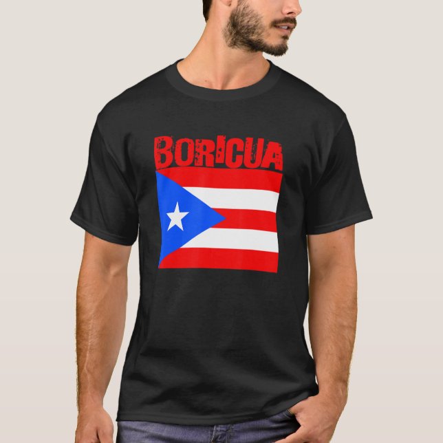 Camiseta Boricua Roots Puerto Rico Pride PR Souvenir Puerto (Anverso)