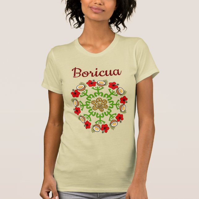 Camiseta Boricua Taíno T-Shirt (Anverso)