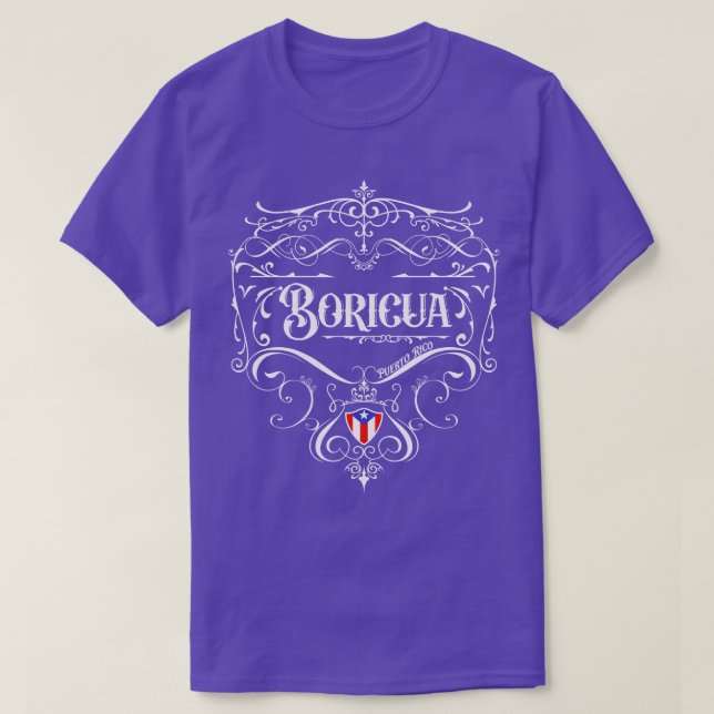 Camiseta Boricua Vintage Design (Diseño del anverso)