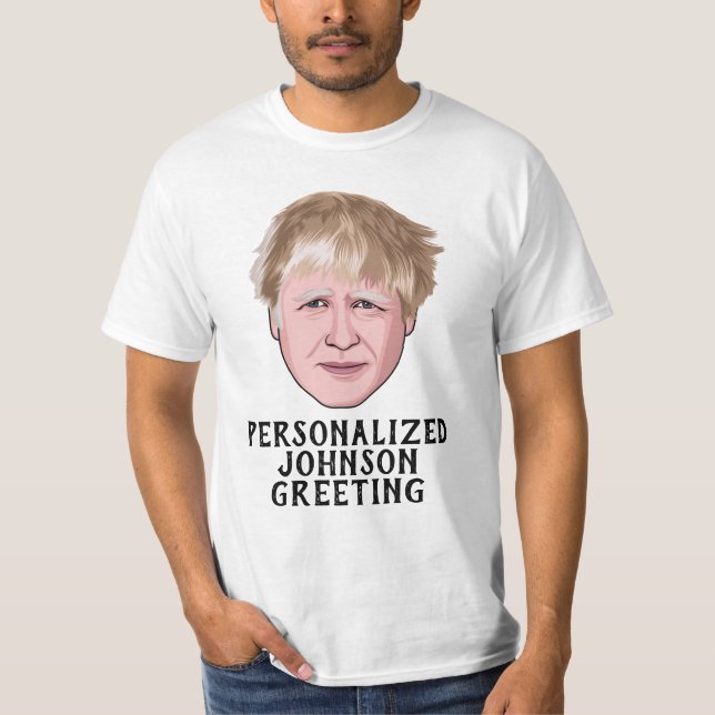 CAMISETA BORIS JOHNSON PERSONALIZADO (Anverso)