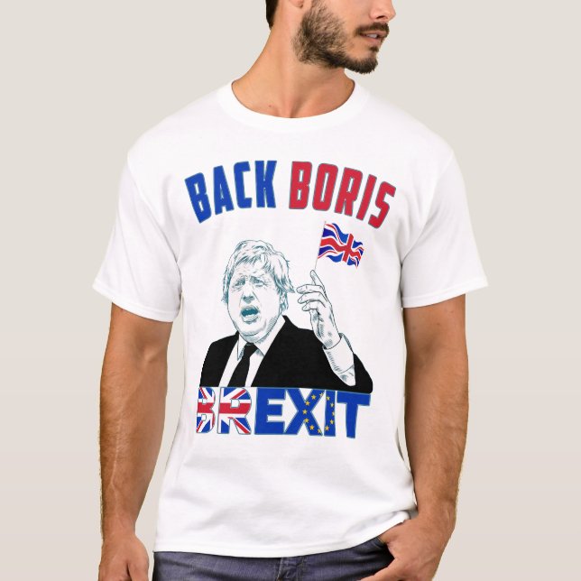 Camiseta Boris Johnson y Brexit (Anverso)