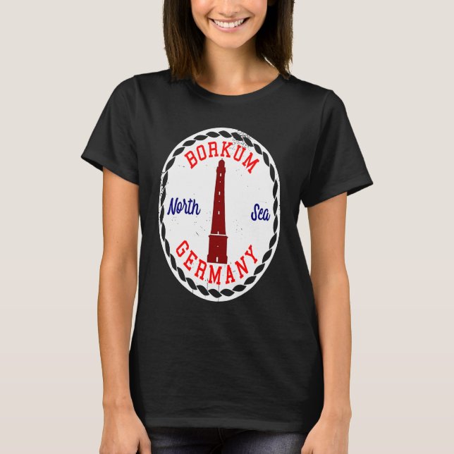 Camiseta Borkum Germany North Sea (Anverso)
