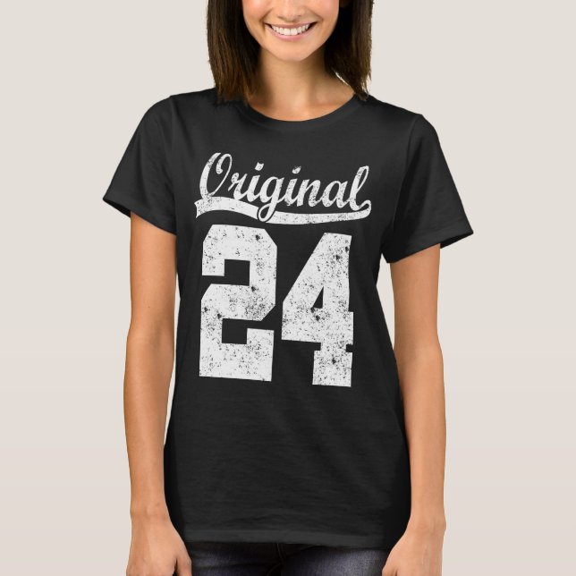 Camiseta Born 24 birthday shirt (Anverso)