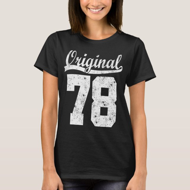 Camiseta Born 78 birthday shirt (Anverso)