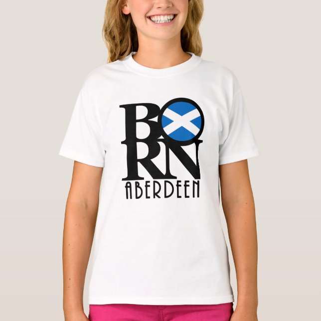 Camiseta BORN Aberdeen Scotland (Anverso)