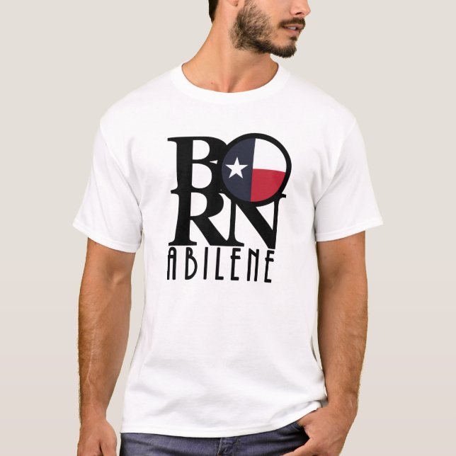 Camiseta BORN Abilene Texas (Anverso)