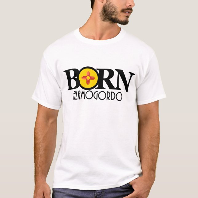 Camiseta BORN Alamogordo (impresión frontal) (Anverso)
