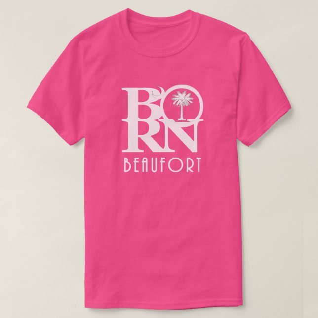 Camiseta BORN Beaufort Carolina del Sur (Diseño del anverso)
