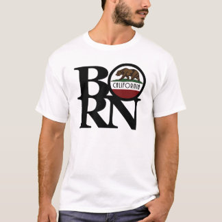 Camiseta BORN California (impresión frontal)