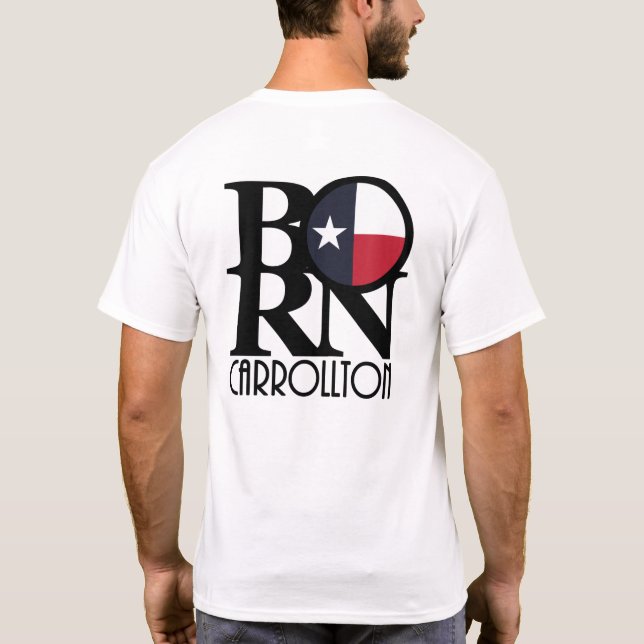 Camiseta BORN Carrollton Texas (Reverso)