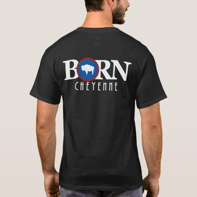 Camiseta BORN Cheyenne Wyoming (Reverso)
