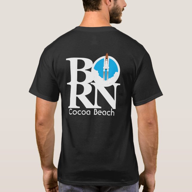 Camiseta BORN Cocoa Beach Shuttle (Reverso)