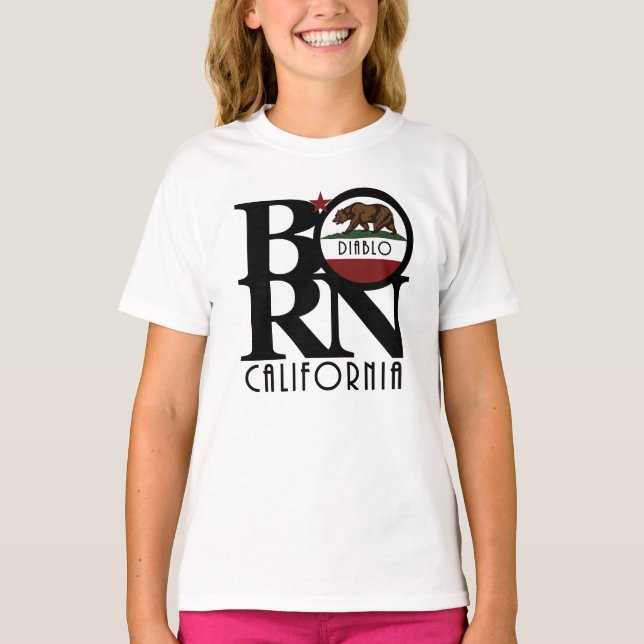 Camiseta BORN Diablo California (Anverso)