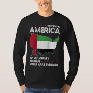 Camiseta Born Emirati United Arab Emirates American USA Cit