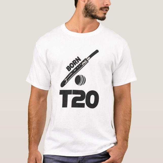 Camiseta Born For T20 Cricket Graphic Tee (Anverso)
