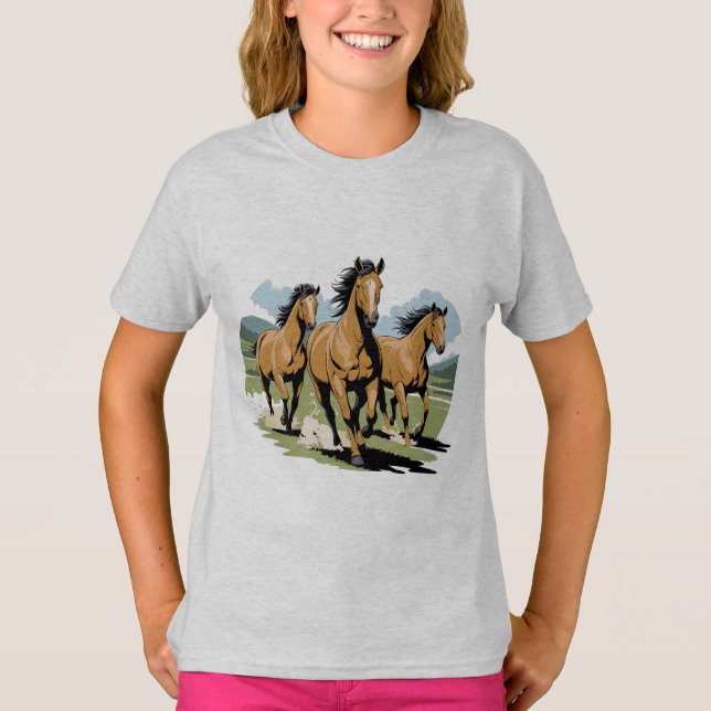 CAMISETA BORN FREE HORSE (Anverso)