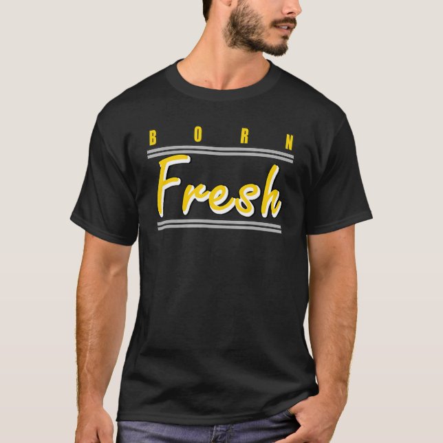 Camiseta Born Fresh Heads Basketball Max Tour Yellow 1s Mat (Anverso)