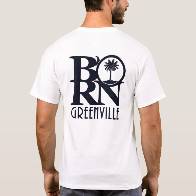 Camiseta BORN Greenville SC (impresión posterior) (Reverso)