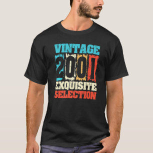 Camiseta Born In 2001 Birthday Exquisite Selection Made In 