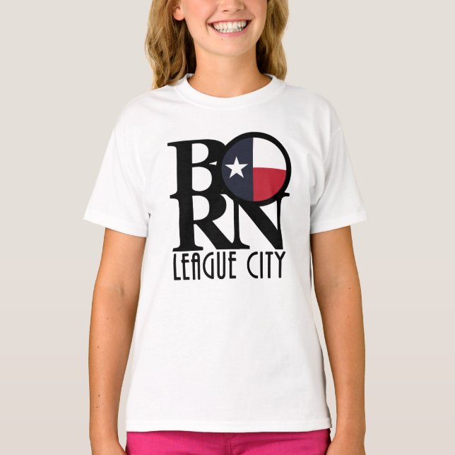 Camiseta BORN League City Texas (Anverso)