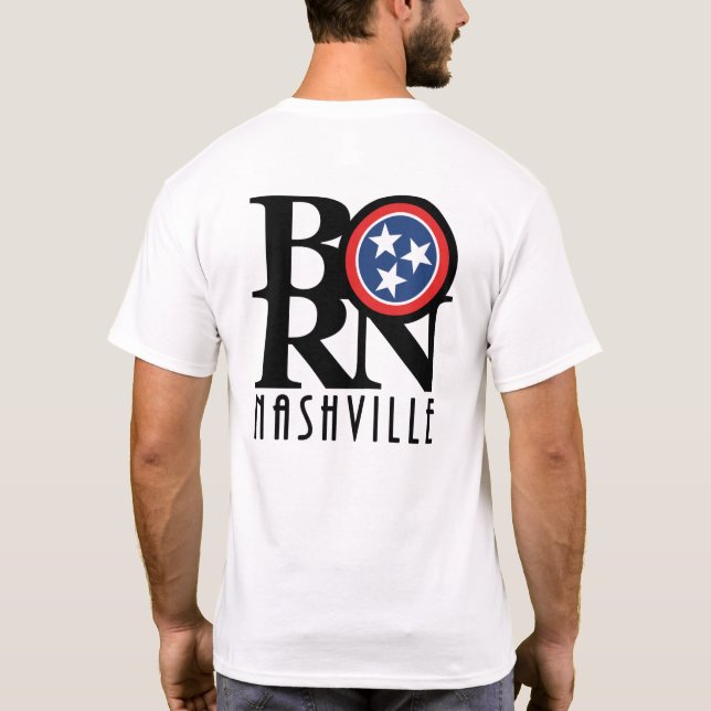 Camiseta BORN Nashville * (impresión posterior) (Reverso)