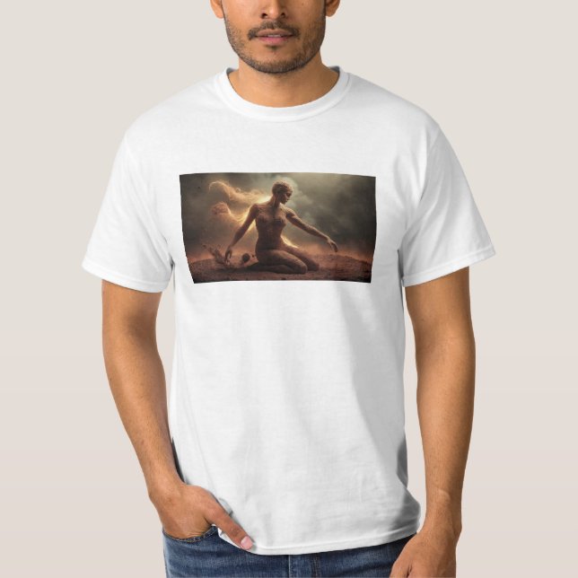 Camiseta born of clay (Anverso)