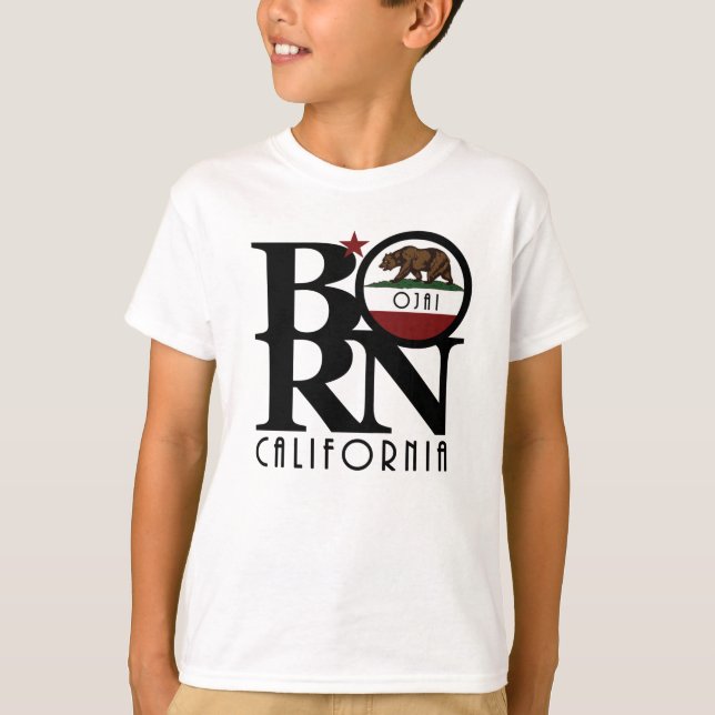 Camiseta BORN Ojai California (Anverso)
