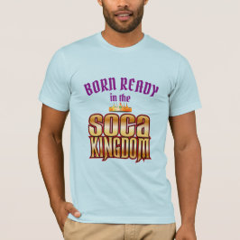 Camiseta Born Ready editable en el reino soca