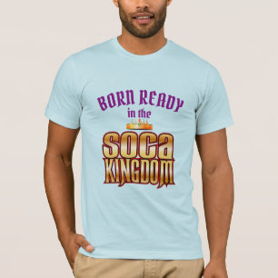 Camiseta Born Ready editable en el reino soca