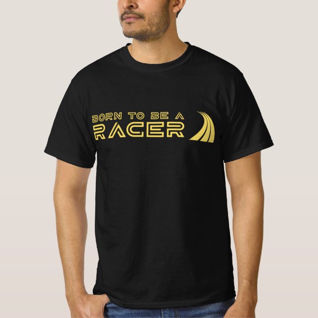 Camiseta Born To Be A Racer (Anverso)