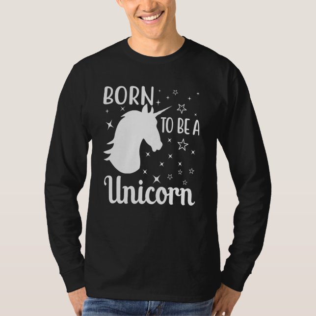 Camiseta Born To Be A Unicorn (Anverso)