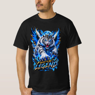 Camiseta Born to Be Legend – Tigre Blanco Feroz