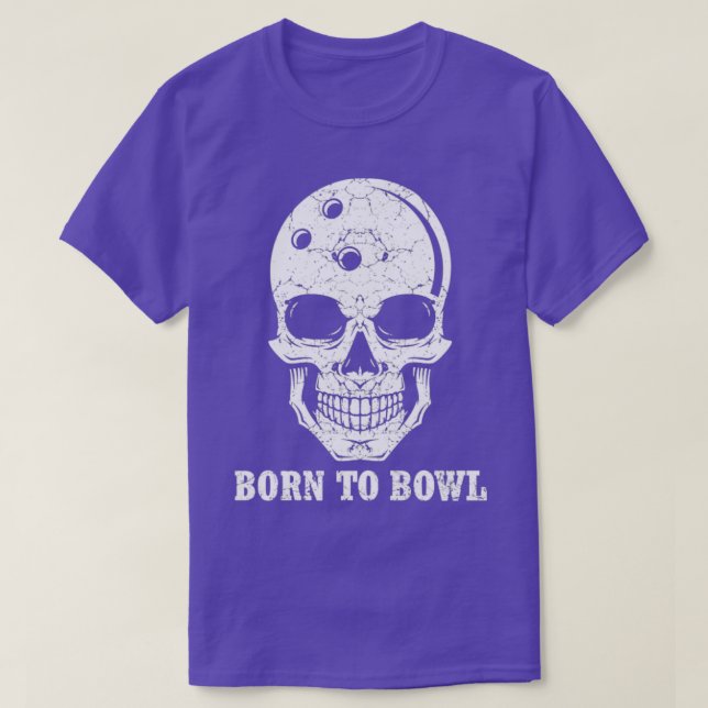 Camiseta Born To Bowl (Diseño del anverso)