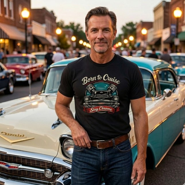 Camiseta Born to Cruise (Subido por el creador)